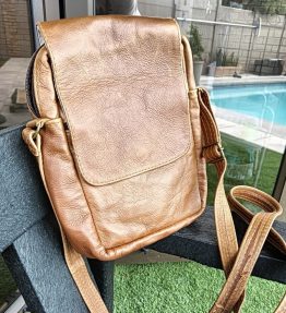 Light  Brown Crossbody Sling